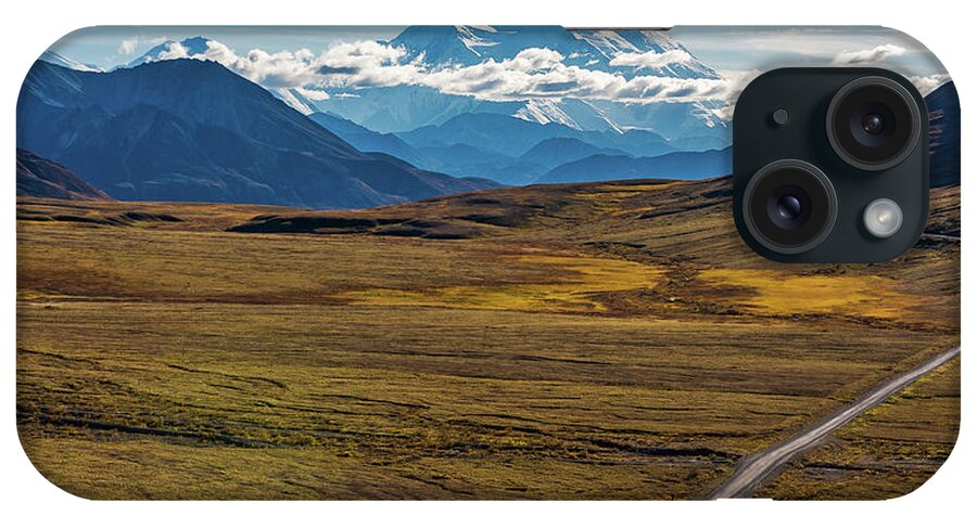 Alaska iPhone Case featuring the photograph The road to Denali by Brenda Jacobs