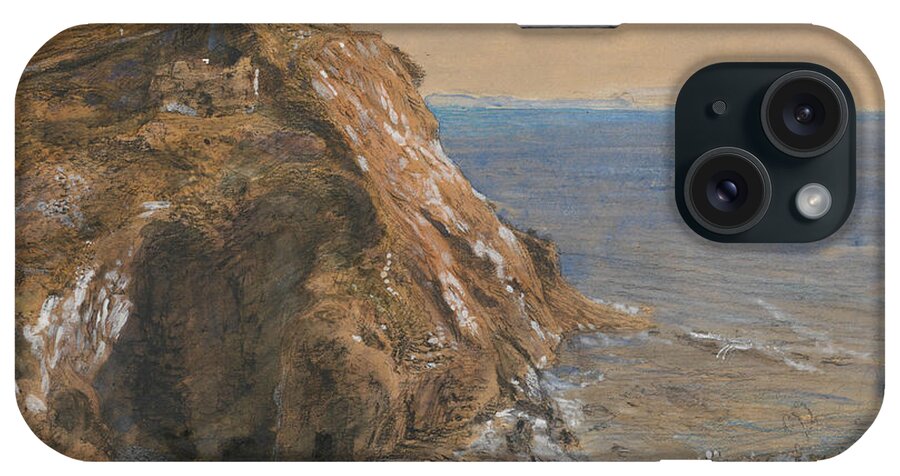 Samuel Palmer The Rock Slip Near Boscastle iPhone Case featuring the painting The Rock Slip near Boscastle by Samuel Palmer
