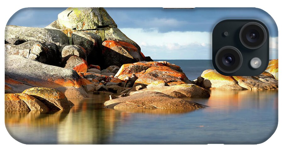 Rocks iPhone Case featuring the photograph The Rocks and the Water by Nicholas Blackwell