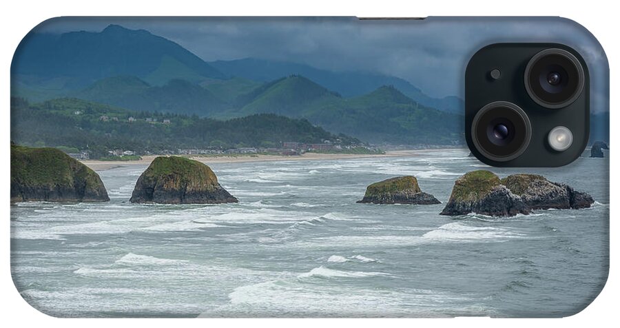Beach iPhone Case featuring the photograph The Rocks of Cannon Beach by Anthony Doudt