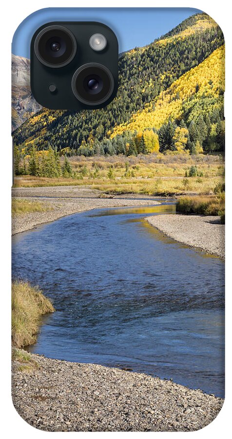 River iPhone Case featuring the photograph The San Miguel in Autumn by Denise Bush