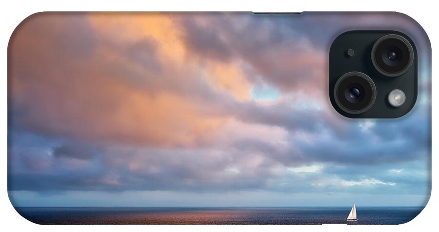 Pacific Ocean iPhone Case featuring the photograph The Sea At Peace by Endre Balogh