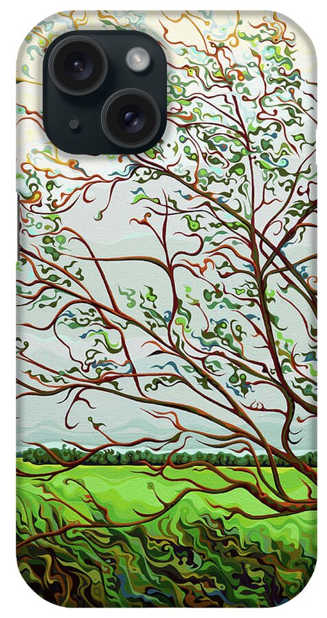 Tree iPhone Case featuring the painting The Seasonal IndusTree by Amy Ferrari