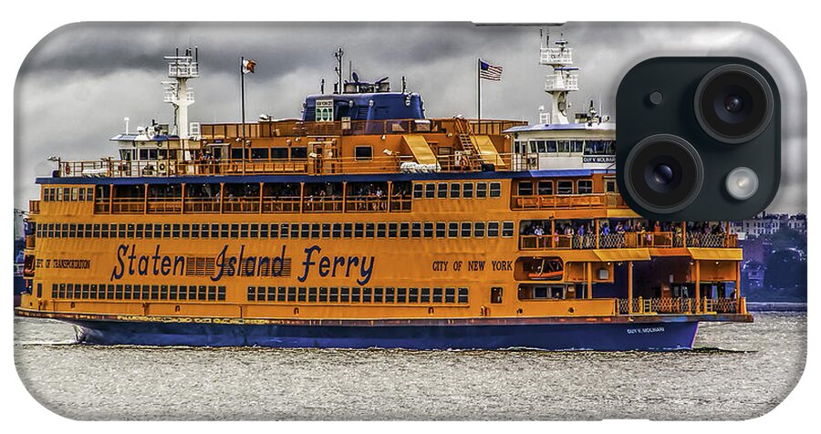 Staten iPhone Case featuring the photograph The Staten Island Ferry by Nick Zelinsky Jr