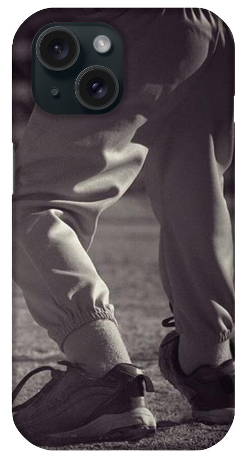 Baseball iPhone Case featuring the photograph The Steal #1 by Leah McPhail
