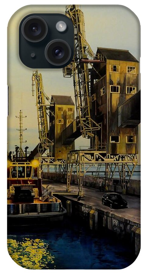 Islands iPhone Case featuring the painting The Sugar Towers of Barbados by Robert W Cook