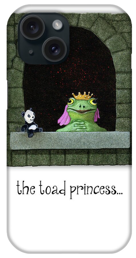 Will Bullas iPhone Case featuring the painting The Toad Princess... by Will Bullas