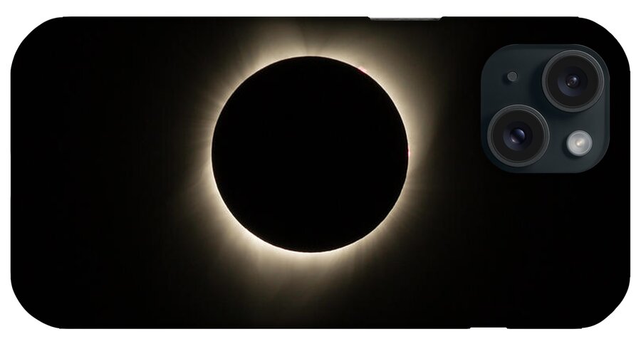 Eclipse iPhone Case featuring the photograph The Total Eclipse of the Sun by Don Hoekwater Photography