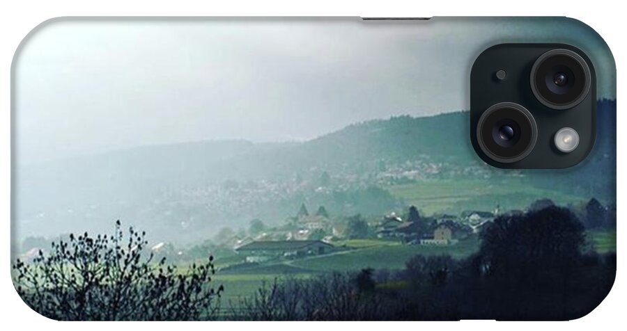  iPhone Case featuring the photograph The View From Burtigny, Switzerland by Aleck Cartwright