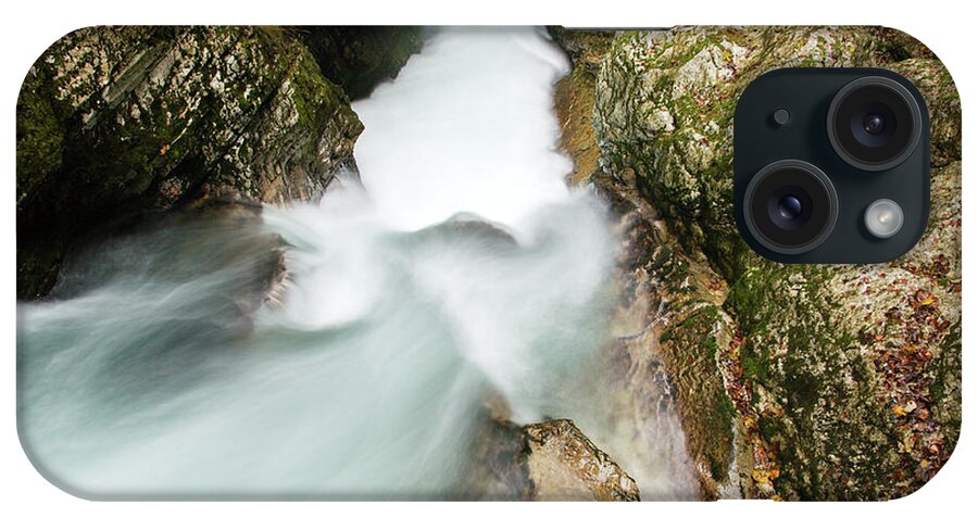 Vintgar iPhone Case featuring the photograph The Vintgar gorge, Gorje, near Bled, Slovenia by Ian Middleton