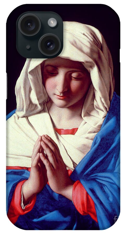 Mary iPhone Case featuring the painting The Virgin in Prayer by Il Sassoferrato
