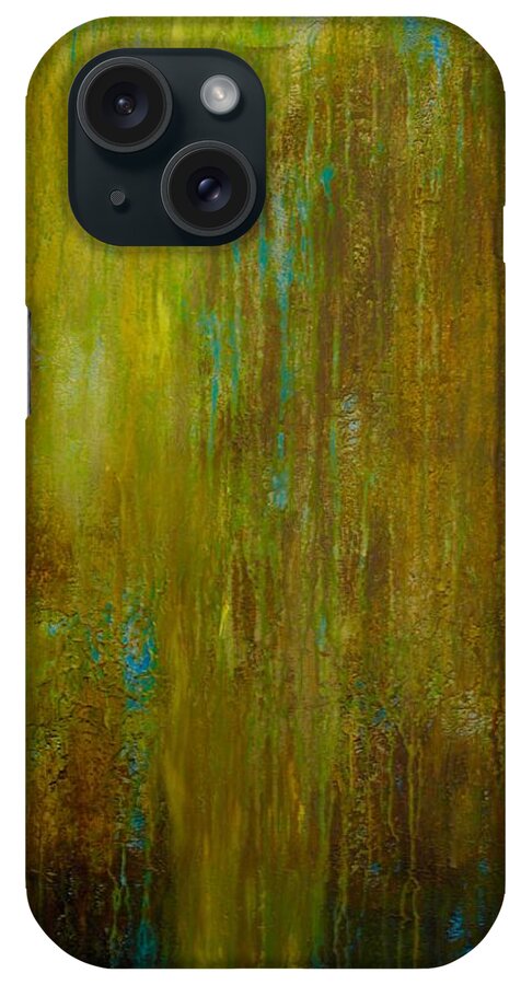 Abstract iPhone Case featuring the painting The Warmth Of Real Love by Catalina Walker