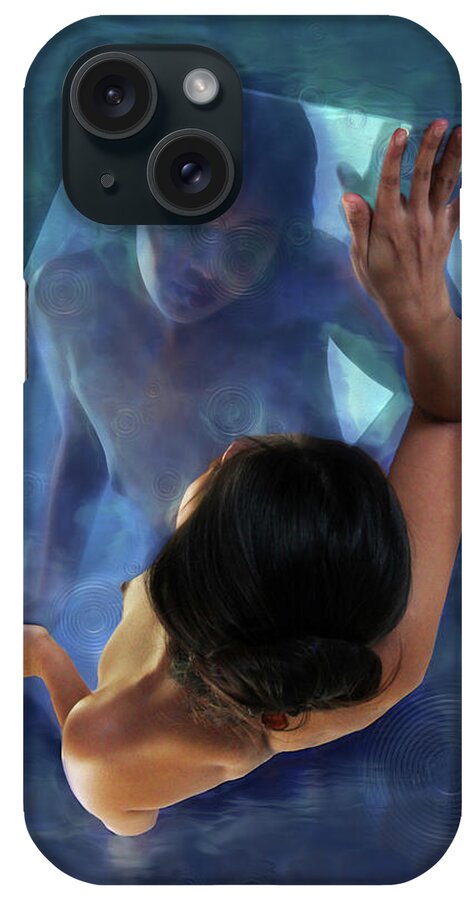 Nude Girl iPhone Case featuring the photograph The Water Nymph by Aleksander Rotner