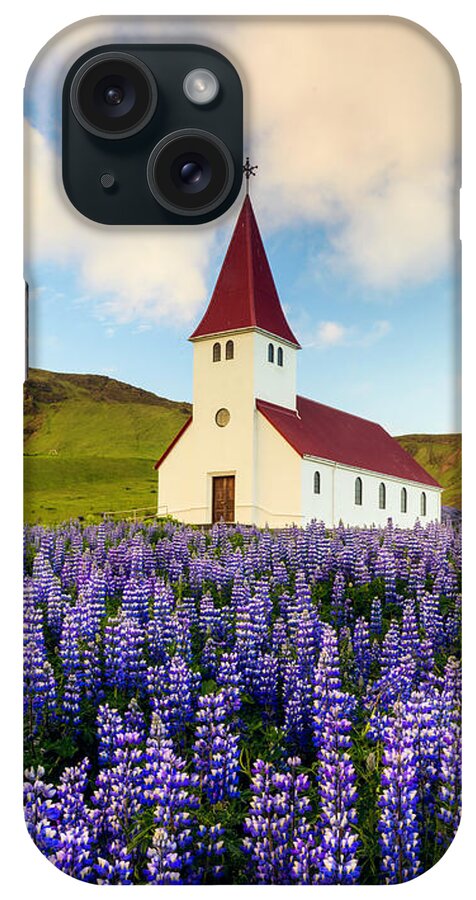 2016 iPhone Case featuring the photograph The White Church by Randy Lemoine
