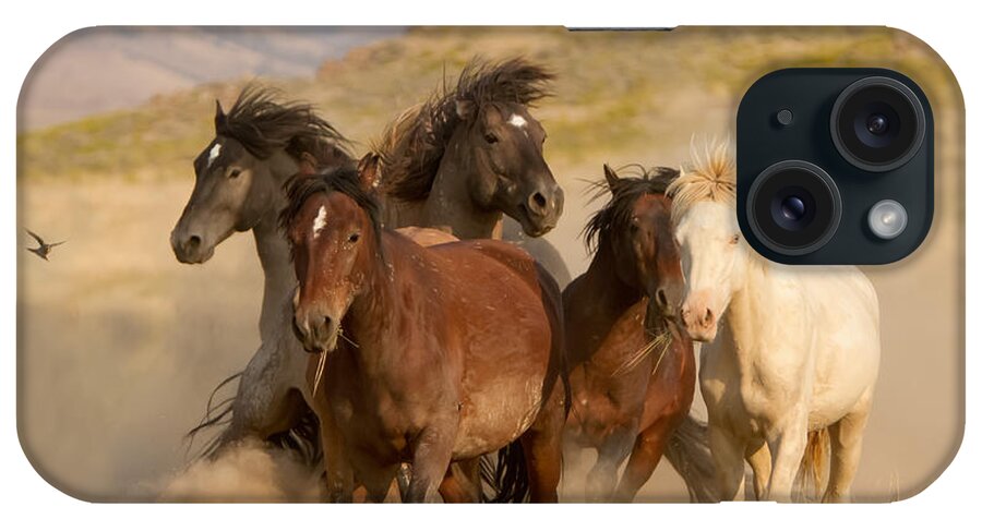 Wild Horse iPhone Case featuring the photograph The Wild Bunch by Kent Keller