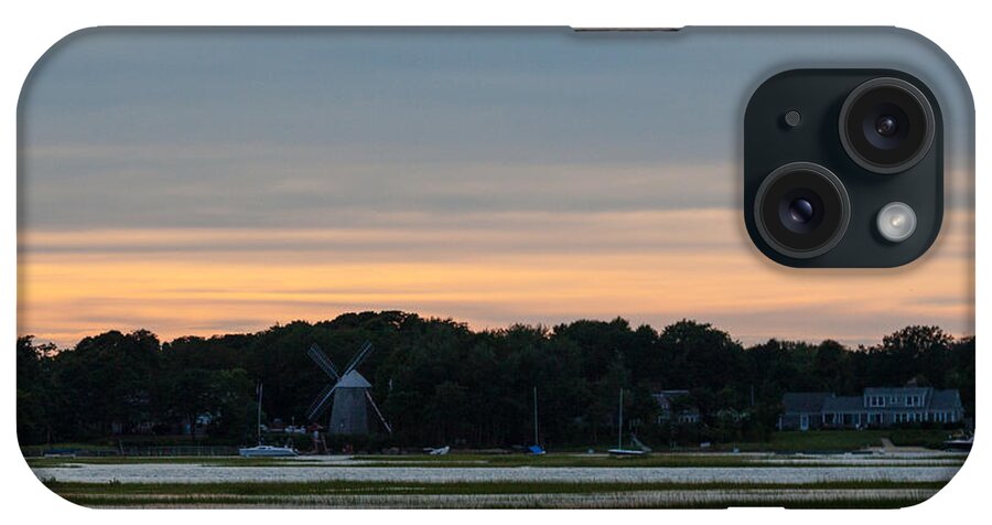 The Windmill On The River iPhone Case featuring the photograph The Windmill on the River by Michelle Constantine