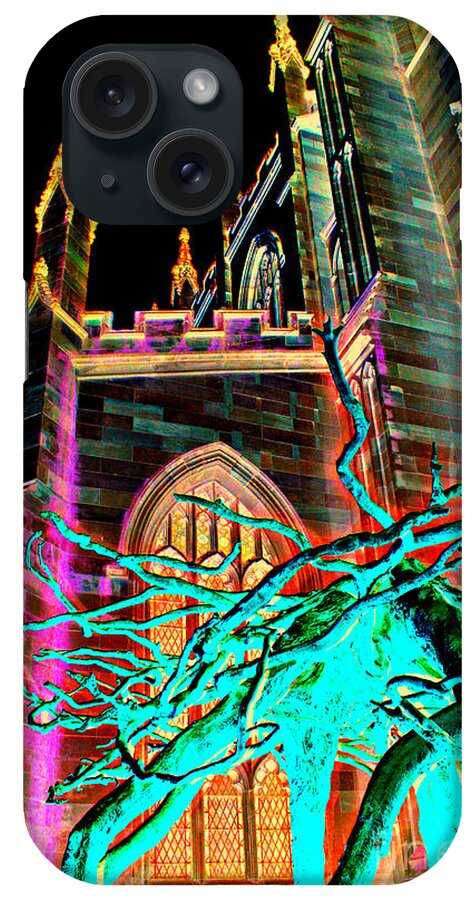 Trinity Church iPhone Case featuring the photograph The Witching Hour by Julie Lueders 