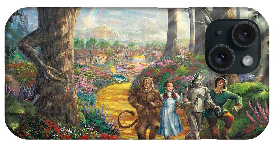 The Wizard Of Oz iPhone Case featuring the digital art The Wizard Of Oz by Maye Loeser
