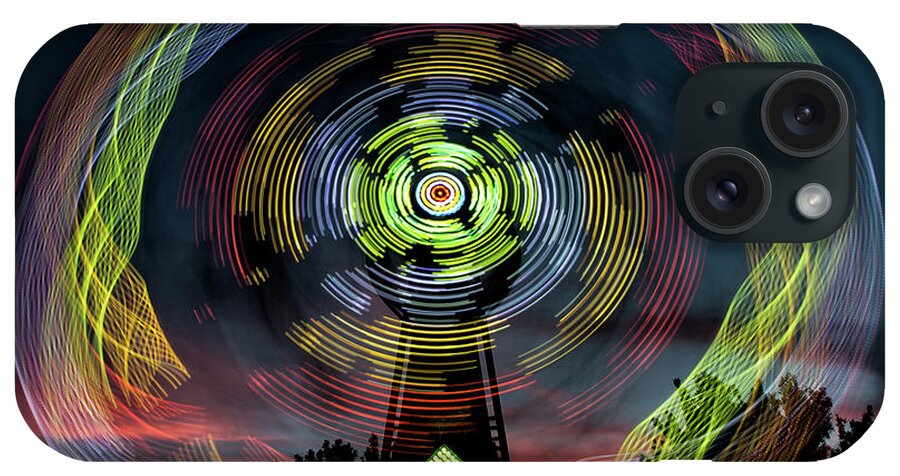 Amusement iPhone Case featuring the photograph The Zipper Motion Art by Kaylyn Franks by Kaylyn Franks