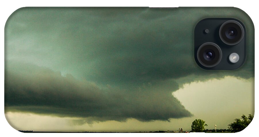 Nebraskasc iPhone Case featuring the photograph There Be a Nebraska Storm a Brewin 019 by NebraskaSC