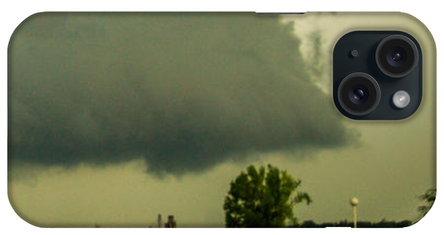 Nebraskasc iPhone Case featuring the photograph There Be a Nebraska Storm a Brewin 028 by NebraskaSC