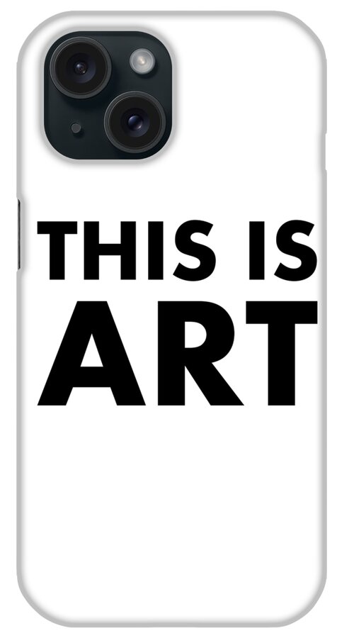 Richard Reeve iPhone Case featuring the digital art This is Art by Richard Reeve