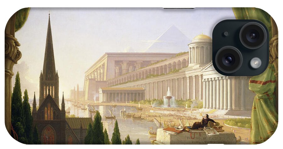 Thomas Cole iPhone Case featuring the painting Thomas Cole by MotionAge Designs