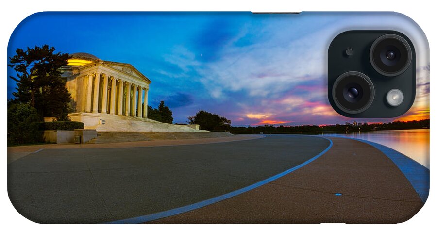 D.c. iPhone Case featuring the photograph Thomas Jefferson Memorial Twilight by Chris Bordeleau