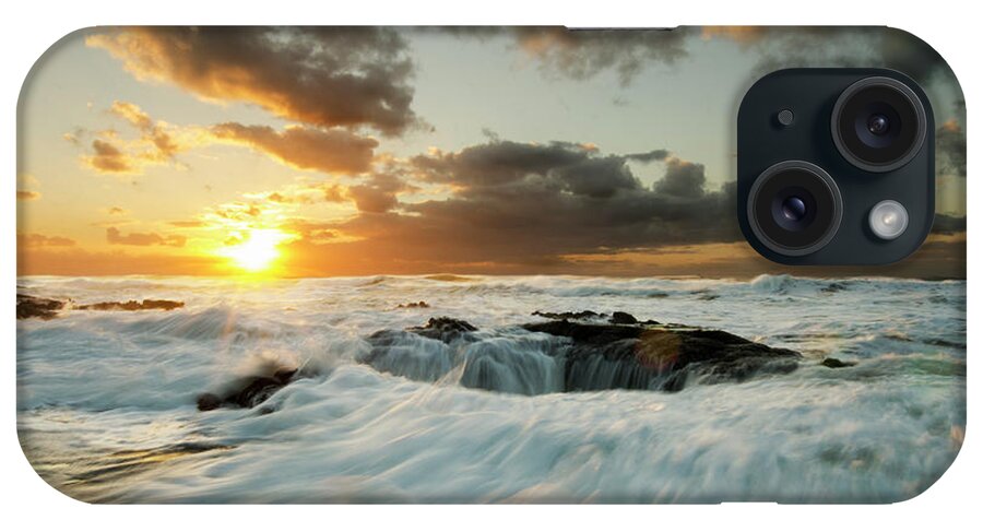 Thors Well Cape Perpetua iPhone Case featuring the photograph Thors Well Cape Perpetua 1 by Bob Christopher