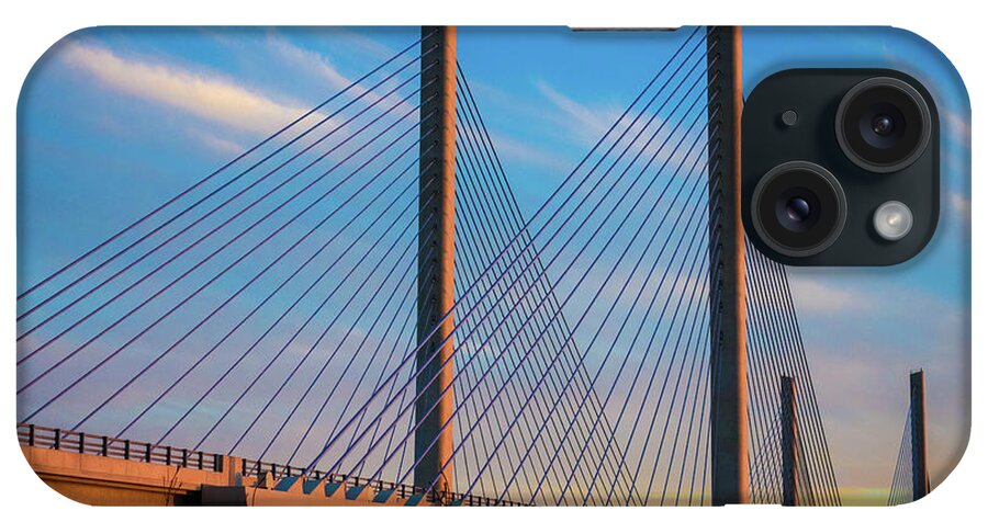 Indian River Inlet Bridge iPhone Case featuring the photograph Those Twin Spans by Jodi Lyn Jones
