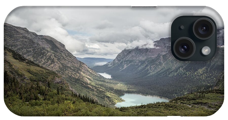 Lakes iPhone Case featuring the photograph Three Lakes Viewed from Grinnell Glacier by Belinda Greb