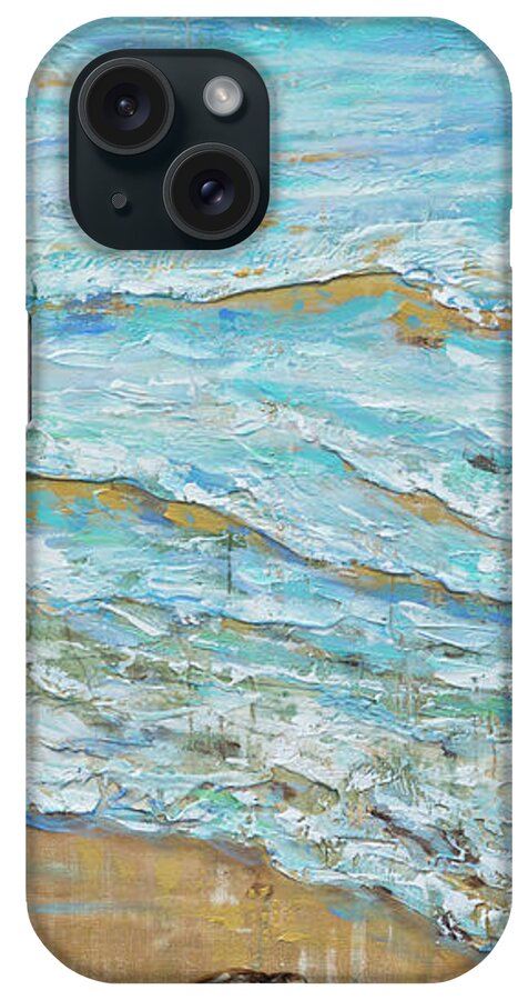 Ocean iPhone Case featuring the painting Three Pipers by Linda Olsen