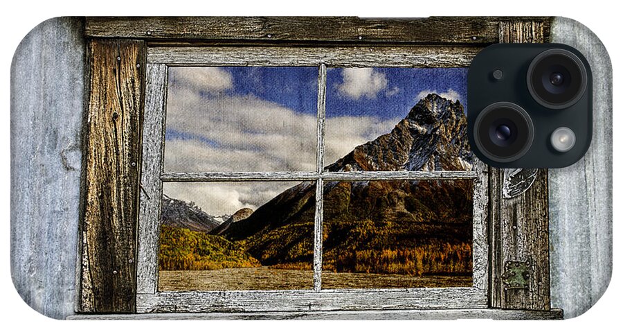 Window iPhone Case featuring the photograph Through the Window of the Past 2 by Fred Denner