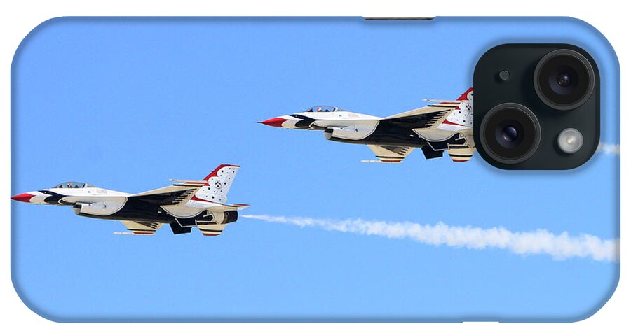 F-16 iPhone Case featuring the photograph Thunderbirds by Shoal Hollingsworth