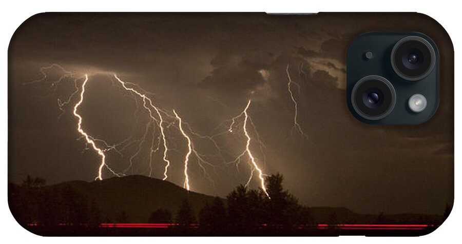 Thunderstorn iPhone Case featuring the photograph Thunderstorm III by Albert Seger