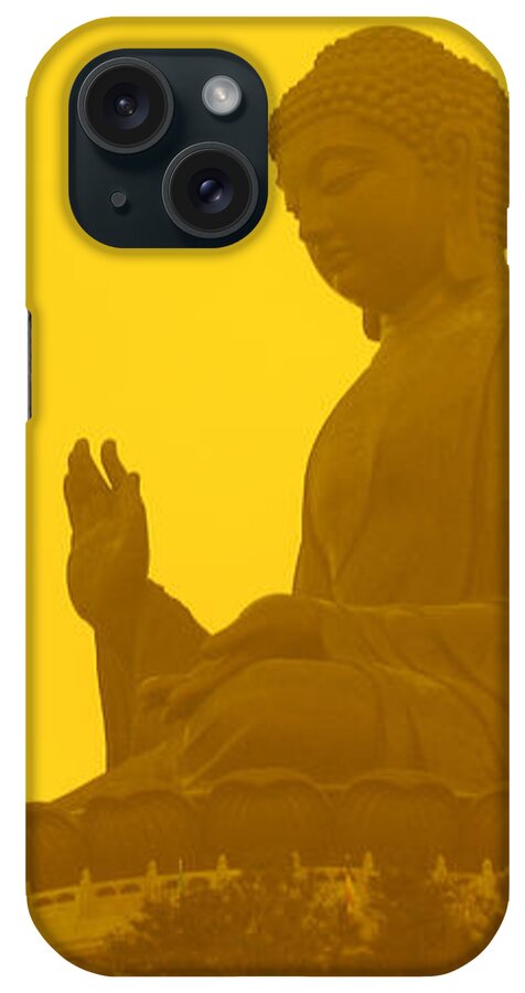 Landscape iPhone Case featuring the photograph Tian Tan Buddha by Jason Freedman