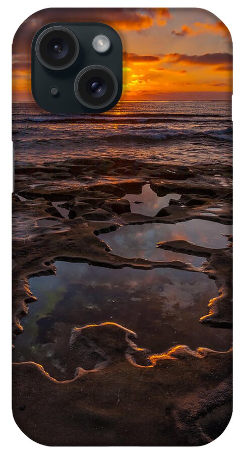 Beach iPhone Case featuring the photograph Tidepools at La Jolla by Peter Tellone