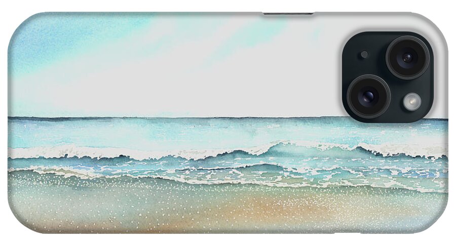 Gulf Coast iPhone Case featuring the painting Tides by Hilda Wagner