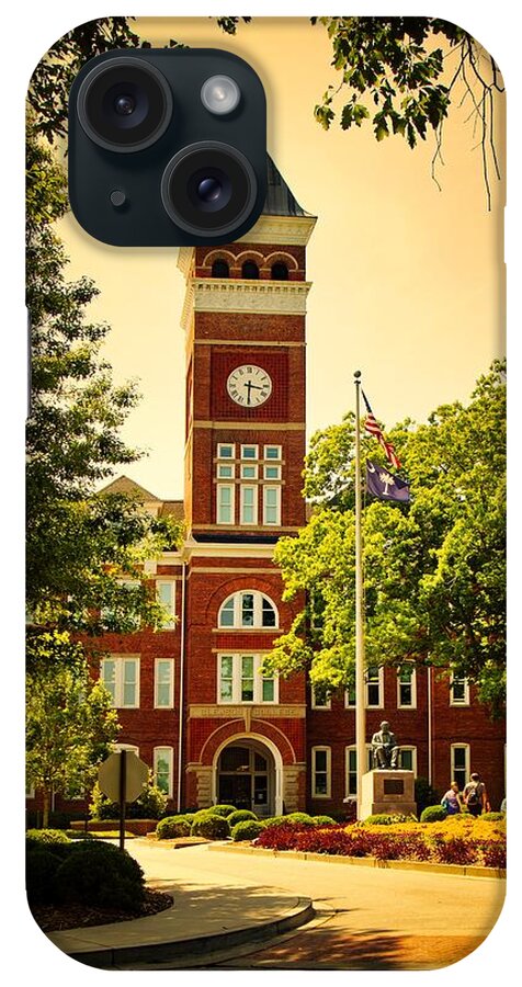Clemson University iPhone Case featuring the photograph Tillman Hall - Clemson University by Mountain Dreams