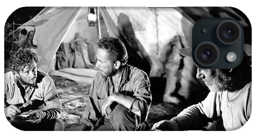 Tim Holt Humphrey Bogart Walter Houston The Treasure Of The Sierra Madre 1948 iPhone Case featuring the photograph Tim Holt Humphrey Bogart Walter Houston The Treasure of the Sierra Madre 1948 by David Lee Guss