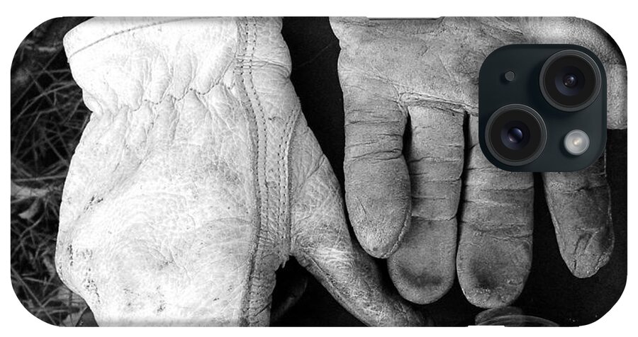 White Leather Gloves iPhone Case featuring the photograph Reward by Rosanne Licciardi