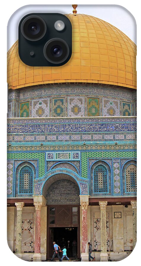 Dome Of The Rock iPhone Case featuring the photograph Time for Prayer by Munir Alawi