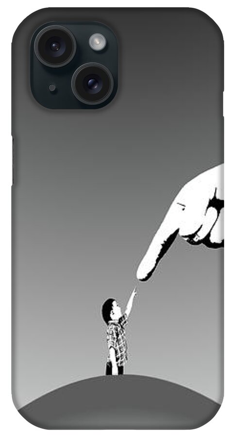 Mighty Sight Studio iPhone Case featuring the digital art Title Pending by Steve Sperry