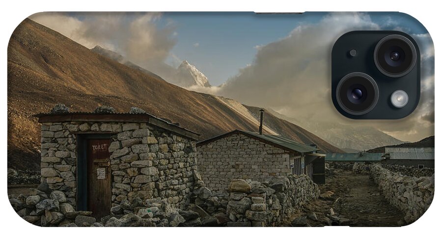 Nepal iPhone Case featuring the photograph Toilet by Mike Reid