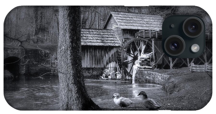 Mill iPhone Case featuring the photograph Too Cold for the Ducks by Steve Hurt