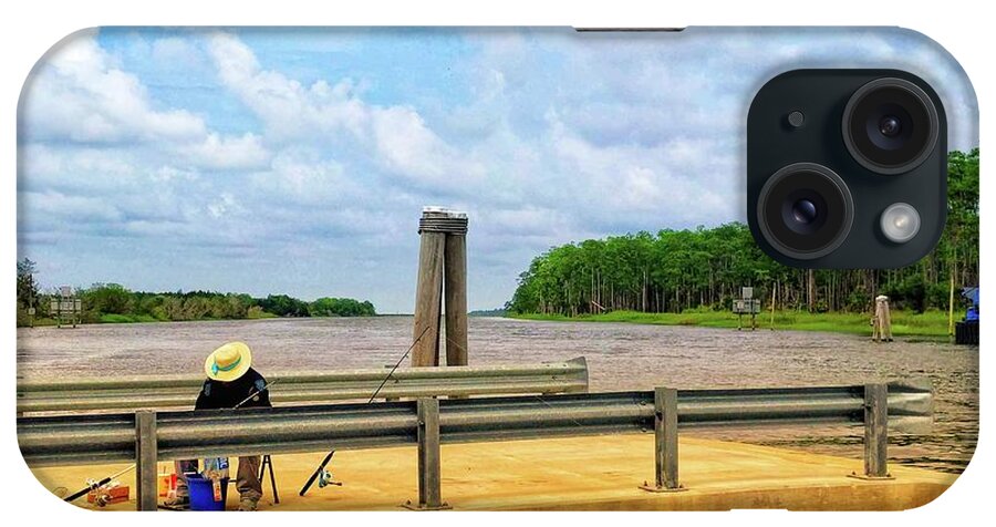 Georgetown iPhone Case featuring the photograph Too Hot To Fish by Sherry Kuhlkin