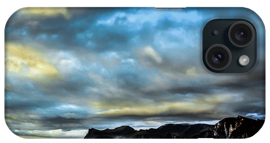 Torshavn iPhone Case featuring the pyrography Torshavn Sunset by David Meznarich