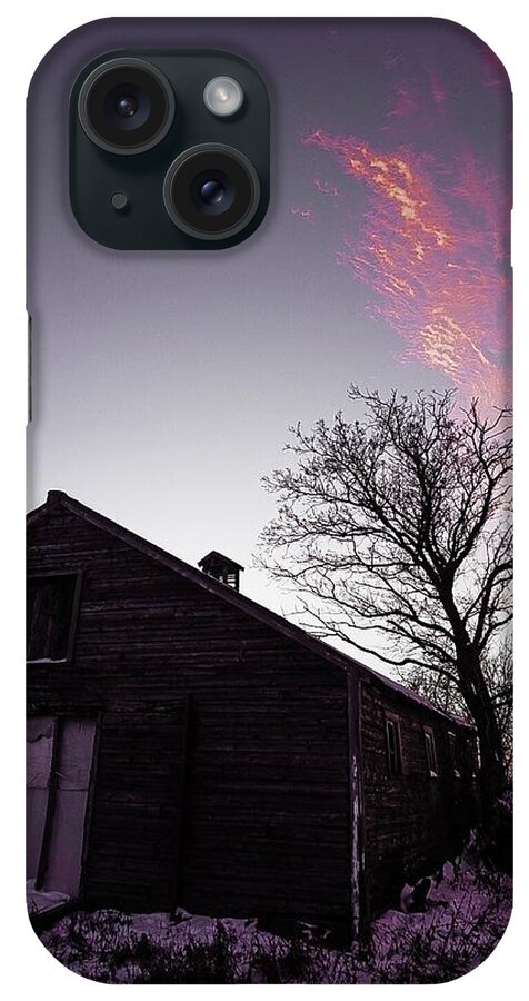 Landscape Photograph iPhone Case featuring the photograph Touch of Pink - Wilkes Farm by Desmond Raymond