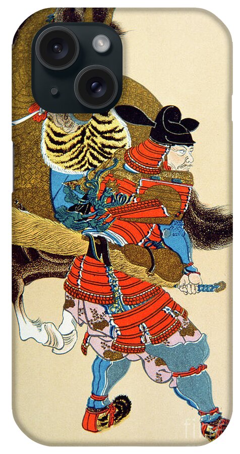 Samurai iPhone Case featuring the painting Toyotomi Hideyoshi by Japanese School