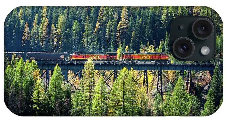 Locomotive iPhone Case featuring the photograph Train Coming Through by Todd Klassy